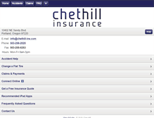 Tablet Screenshot of chethill-ins.com